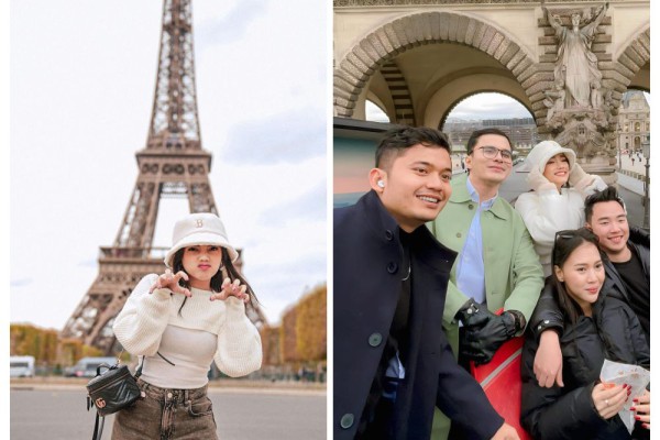 10 Potret Fujianti Utami Kerja di Paris, sambil Liburan, nih!