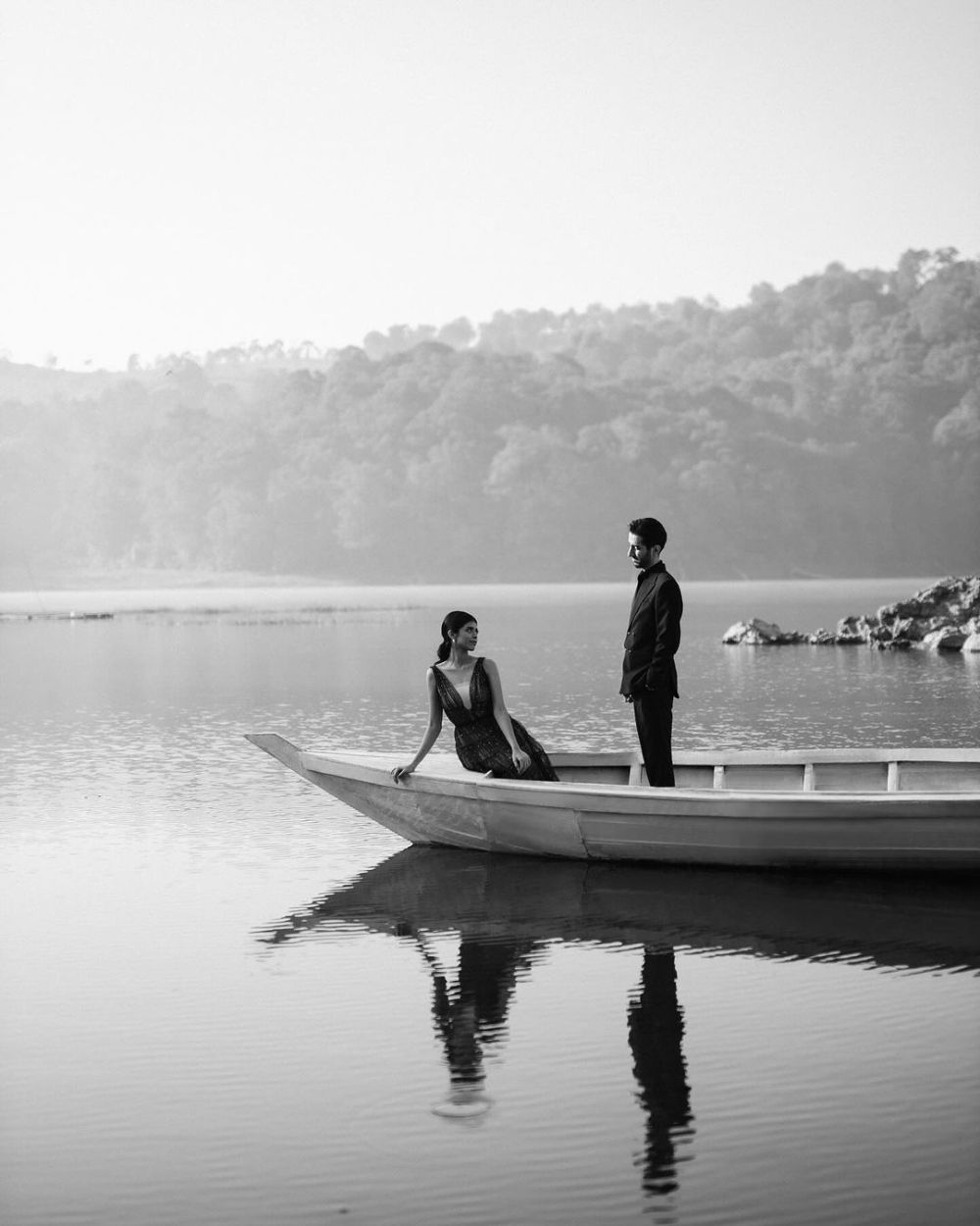 10 Foto Prewed Jharna Bhagwani dan Husein di Ciwidey