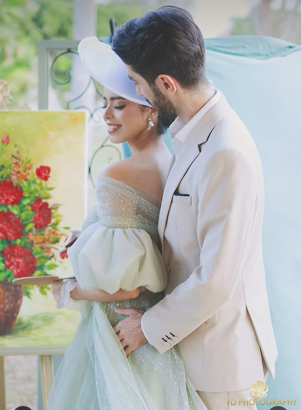 8 Potret Elegan Prewedding Jharna dan Husein Bak Couple Kerajaan Eropa