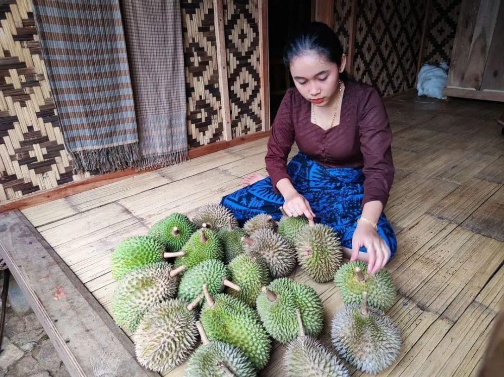 Berburu Durian, Perkampungan Suku Baduy Dipadati Pengunjung