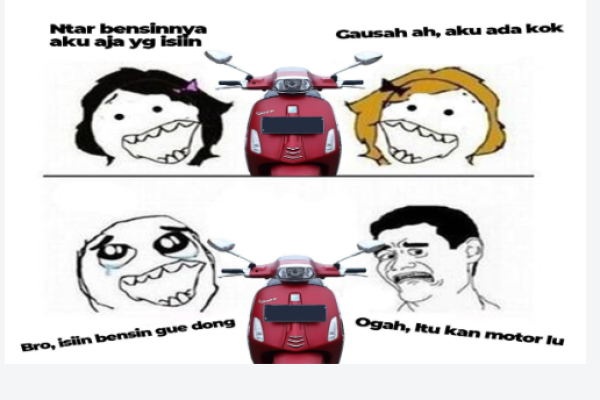 Meme Perbedaan Cowok Dan Cewek Ini Gak Bisa Dimungkiri