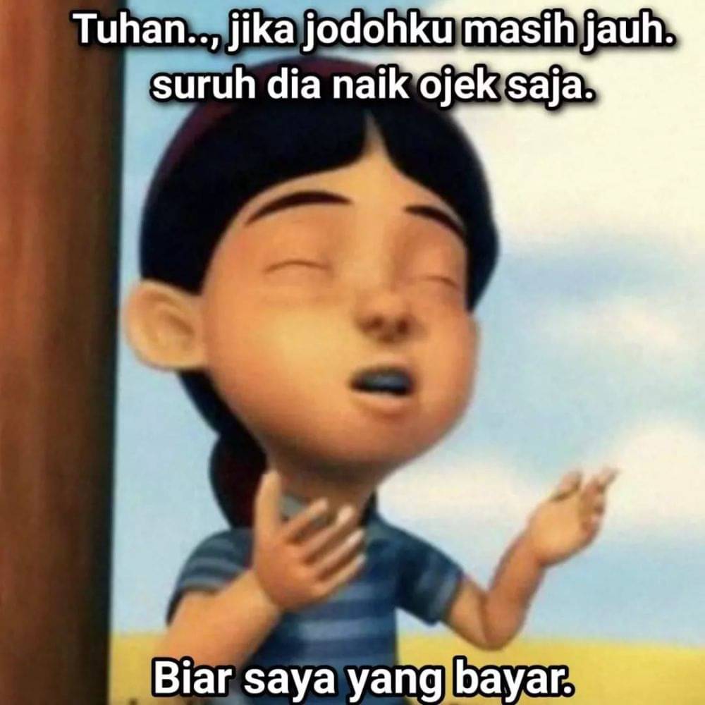 Meme Kocak Menunggu Jodoh