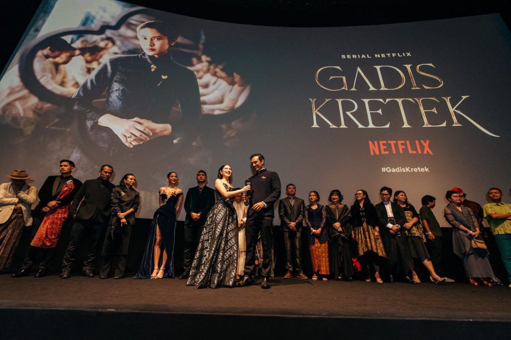 Dian Sastrowardoyo Di Gala Premiere Serial Gadis Kretek