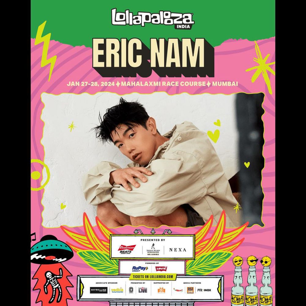 Eric Nam Dan The Rose Jadi Line Up Kpop Di Lollapalooza 7877