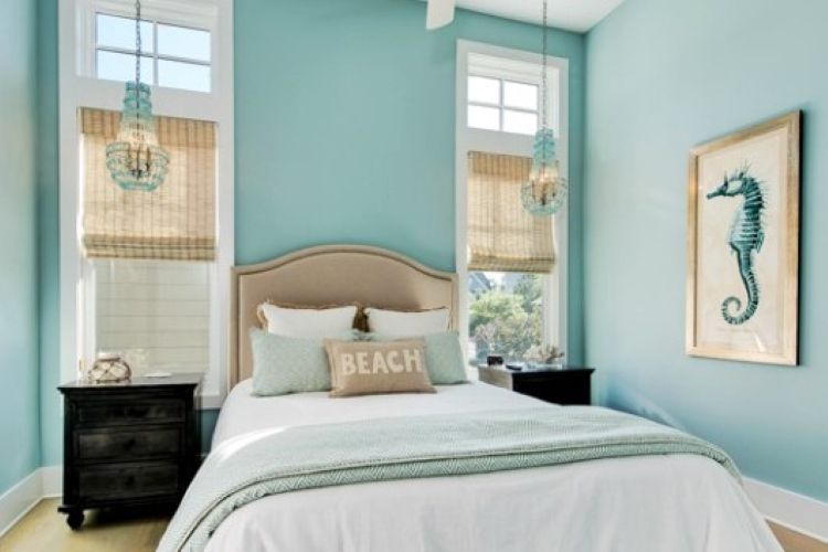 10 Inspirasi Desain Kamar Tidur Nuansa Warna Turquoise