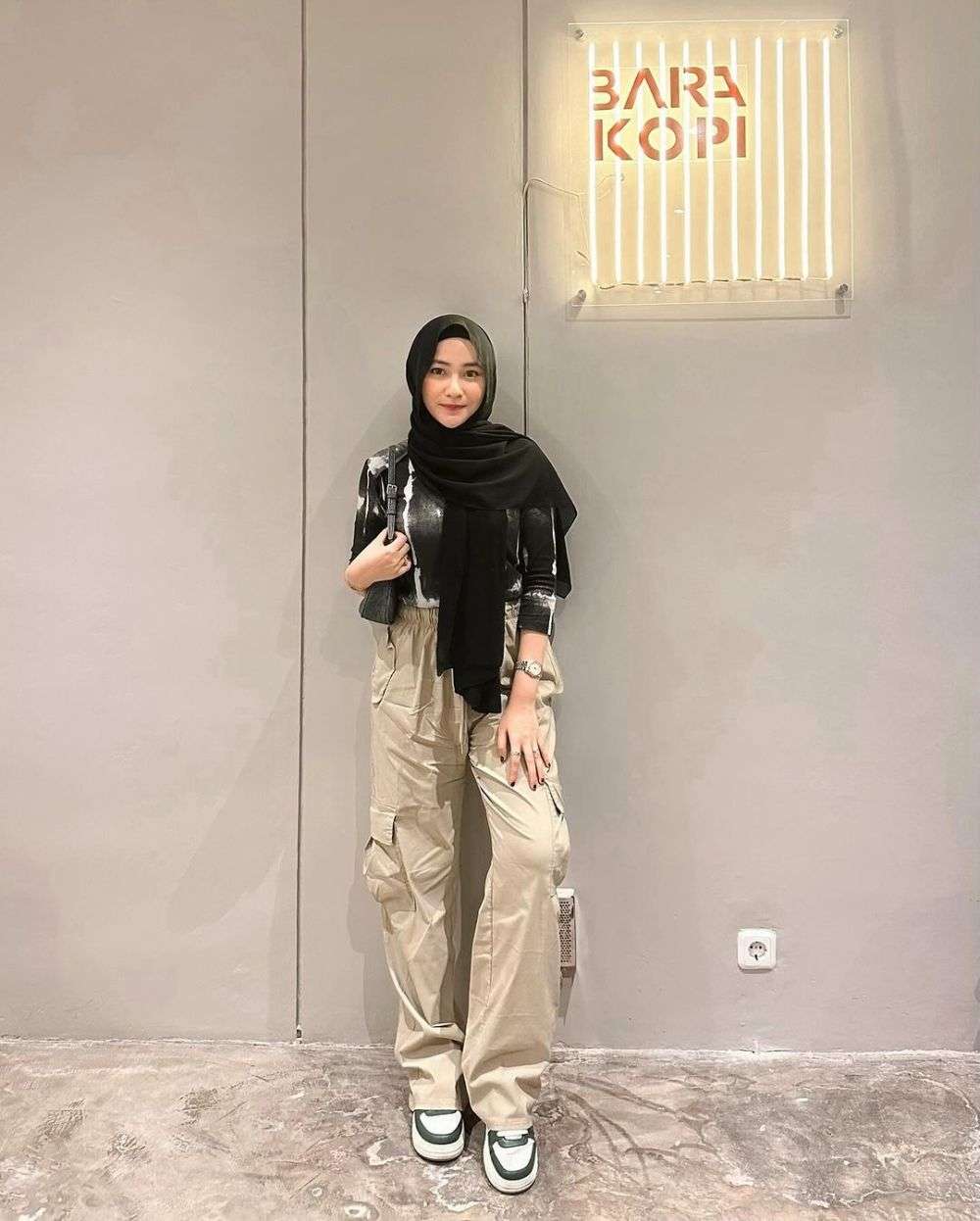 Ootd Celana Cargo Ala Influencer Hijab 2129