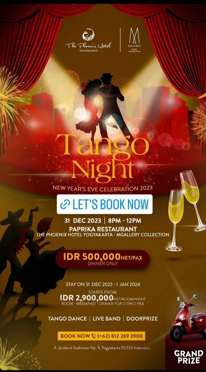 8 Promo Pesta Tahun Baru Sejumlah Hotel di Jogja, Pesta sampai Pagi