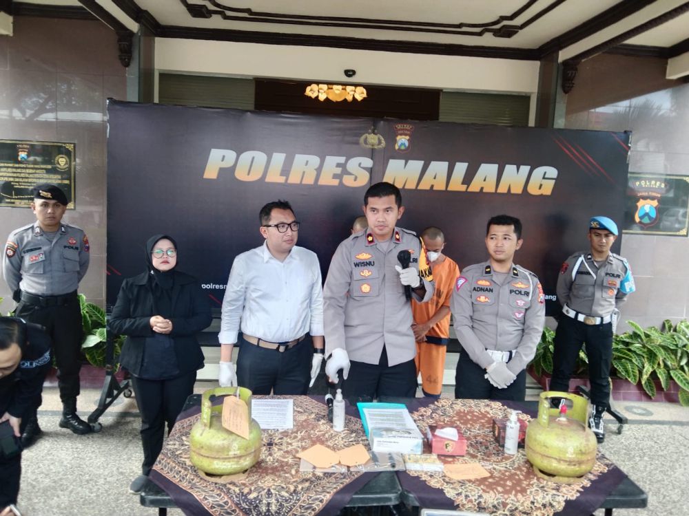 Jual Gas Elpiji Oplosan, 3 Orang di Malang Ditangkap