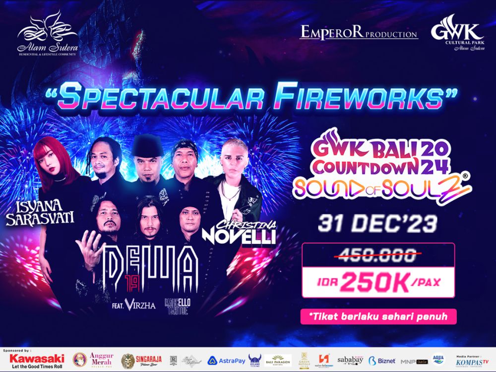 11 Konser Musik di Bali Desember 2023, Gak Boleh Dilewatkan