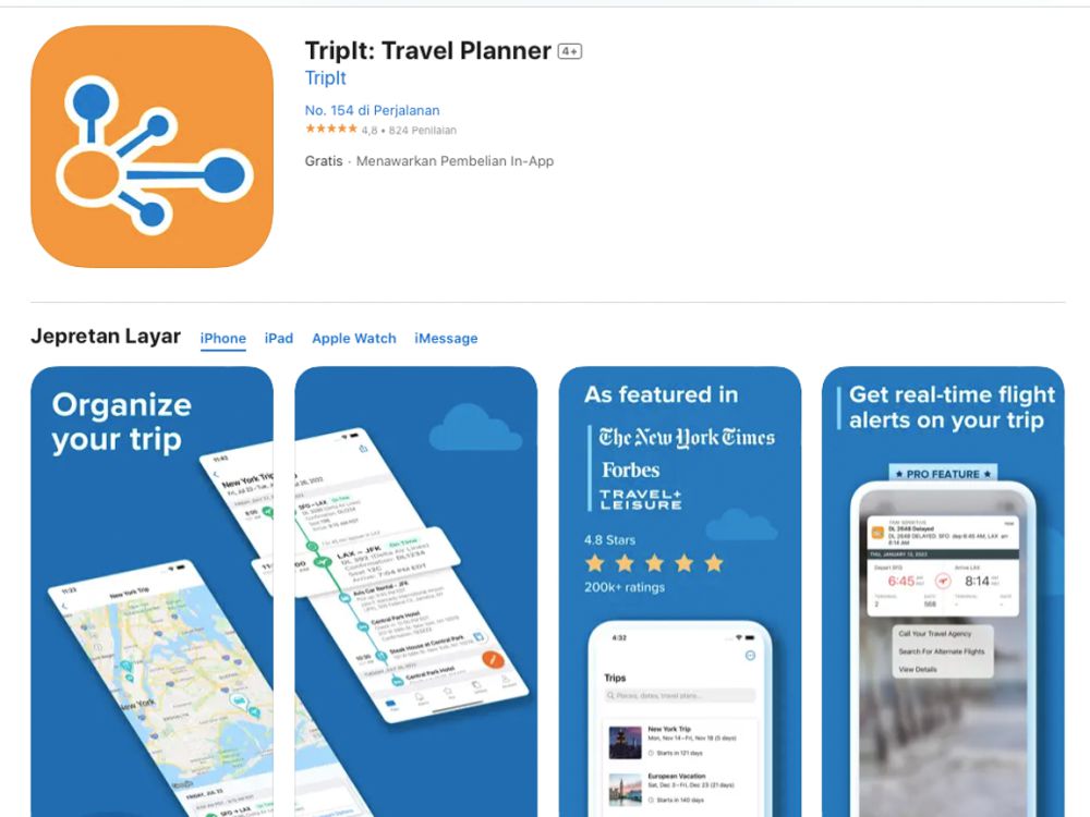 5 Rekomendasi Aplikasi Travel Planner iPhone, Gratis!