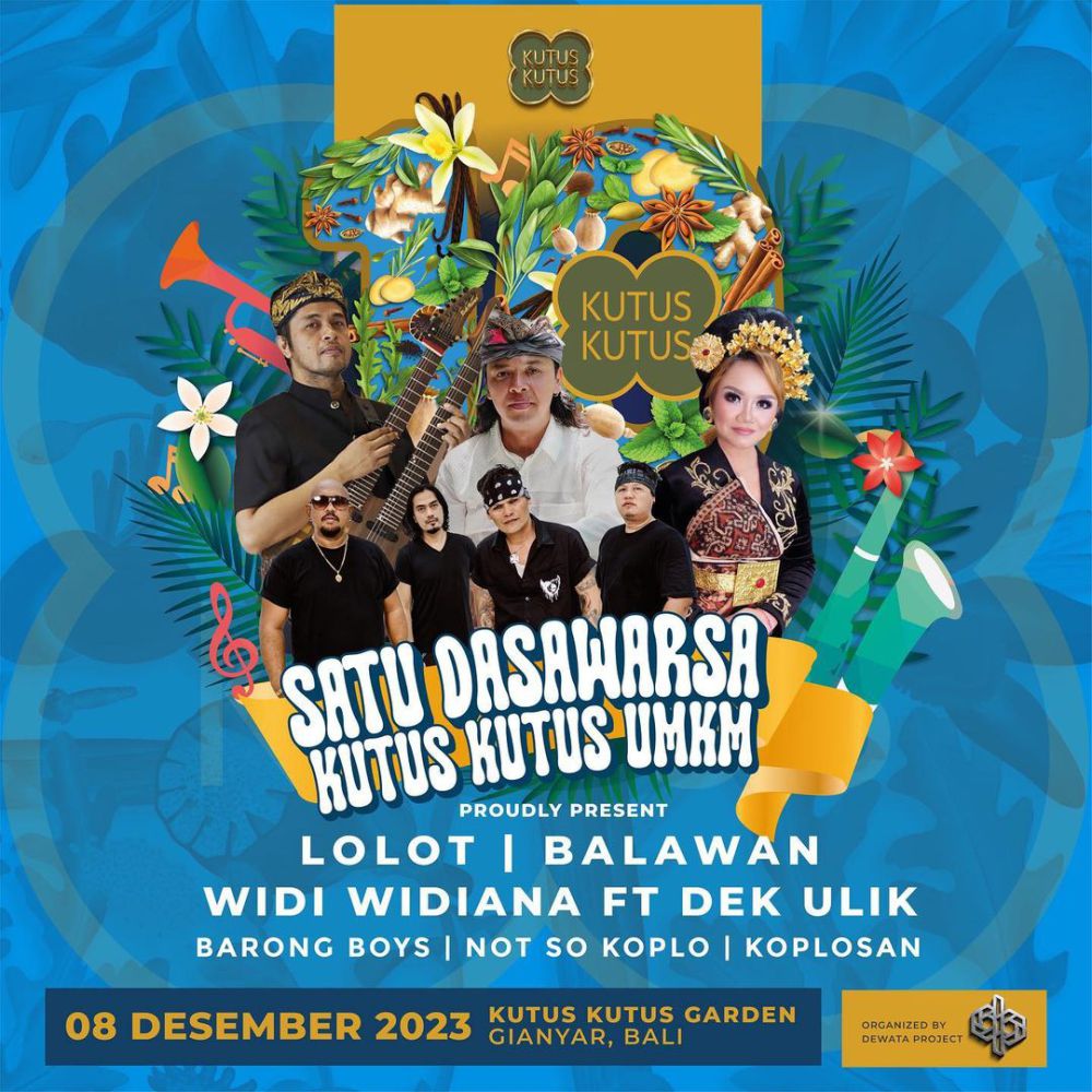 11 Konser Musik di Bali Desember 2023, Gak Boleh Dilewatkan