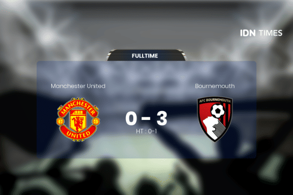 Manchester United Vs Bournemouth: Setan Merah Kalah 3-0