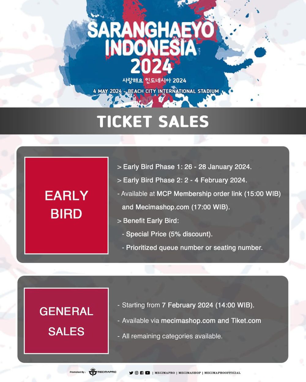 Harga Tiket dan Lineup Saranghaeyo Indonesia 2024, Ada DAY6!