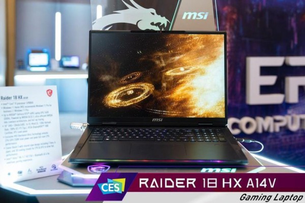 MSI Raider 18 HX A14V Hadir, Laptop Gaming Terbaru Awal 2024