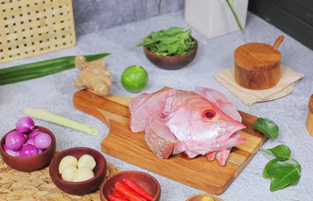 Resep Ikan Woku Khas Manado ala Chef Rudy, Kuah Pedas Aroma Kemangi