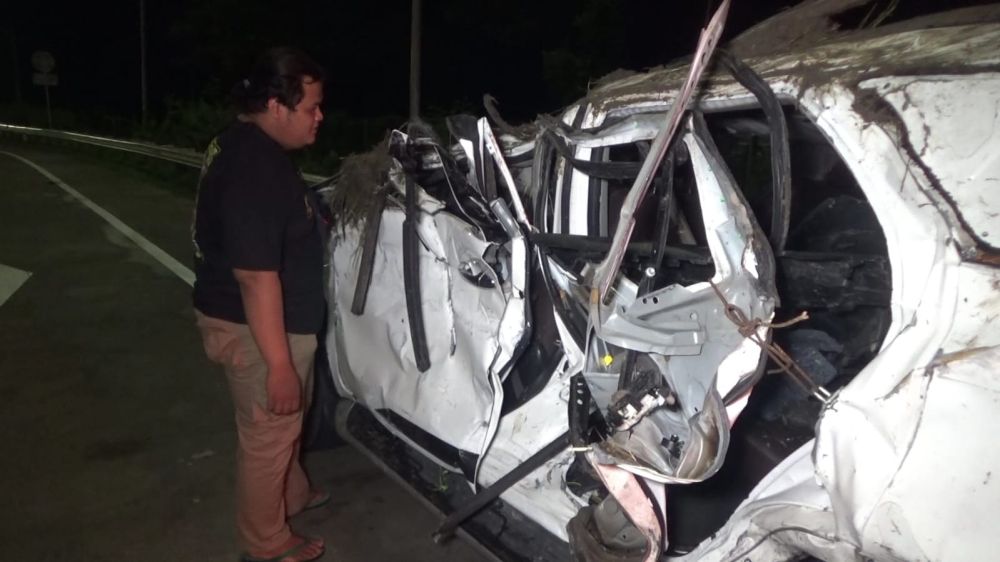 Mobil Pengurus PBNU Kecelakaan di Tol Ngawi, 1 Meninggal