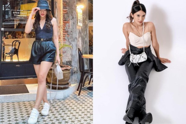 10 Edgy Look Style Ala Anissa Aziza, Andalkan Outfit Leather