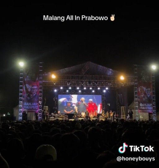Teriakan Prabowo di Konser Ganjar Malang, PDIP Duga Ada Sabotase