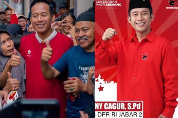 Denny Cagur Blusukan, Kampanye Jadi Caleg 2024!