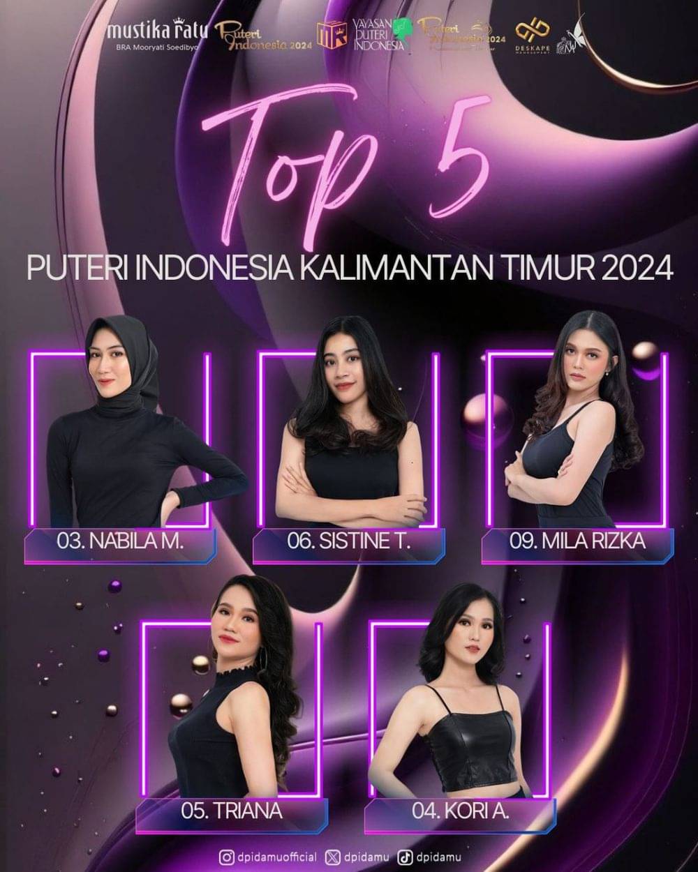 Hasil Pemilihan Puteri Indonesia Kalimantan Timur 2024