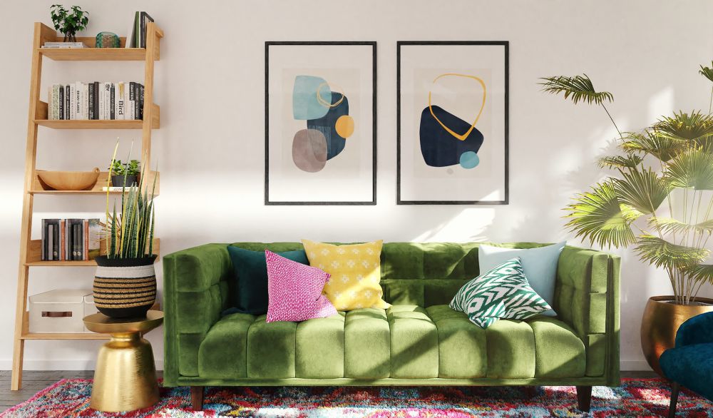 6 Ide Lukisan Minimalis Modern untuk Ruang Tamu, Menawan dan Elegan