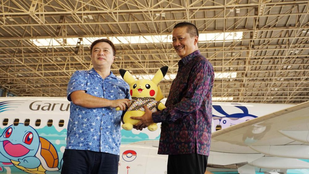 Garuda Indonesia Luncurkan Livery Pesawat Gambar Pikachu