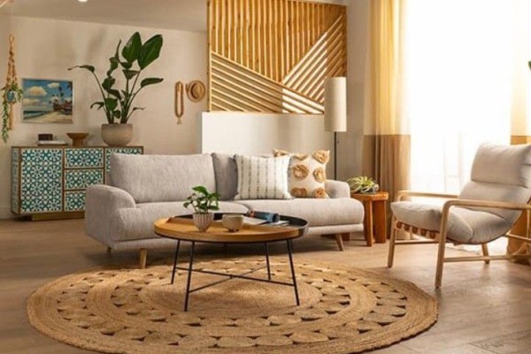 9 Ide Dekorasi Ruang Tamu Minimalis Beraksen Kayu, Natural!