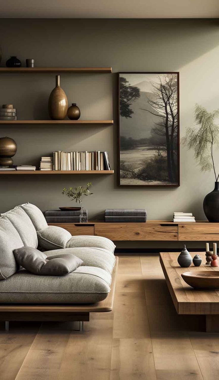 12 Ide Dekorasi Ruang Tamu Bergaya Japandi yang Minimalis dan Cozy