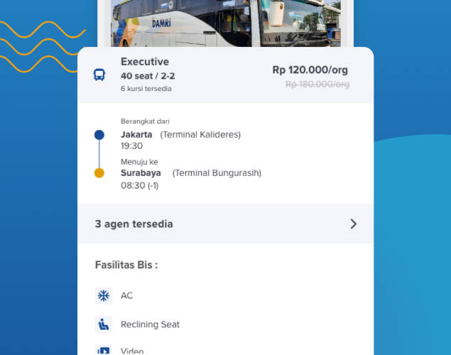 Cara Beli Tiket Bus DAMRI Lewat Aplikasi