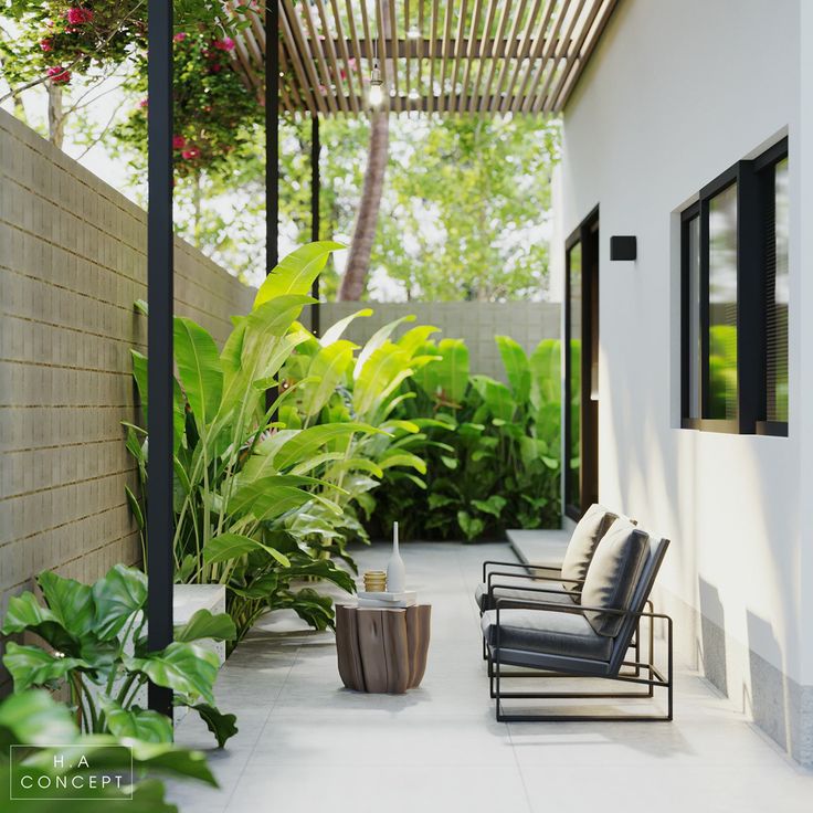 10 Ide Dekorasi Teras Modern dan Minimalis untuk Rumah Bergaya Tropis