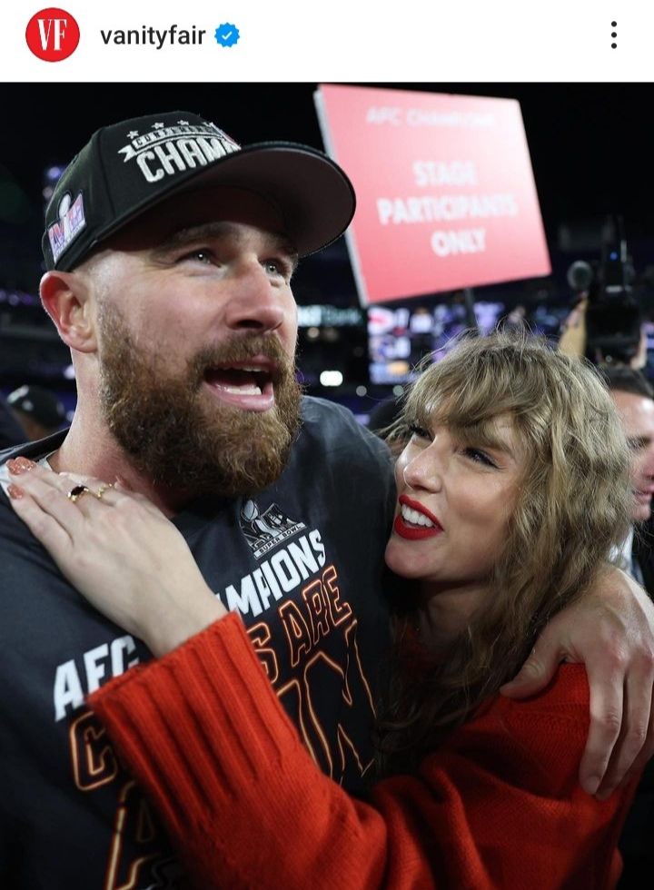 Taylor Swift Rayakan Kemenangan Travis Kelce, Mesra