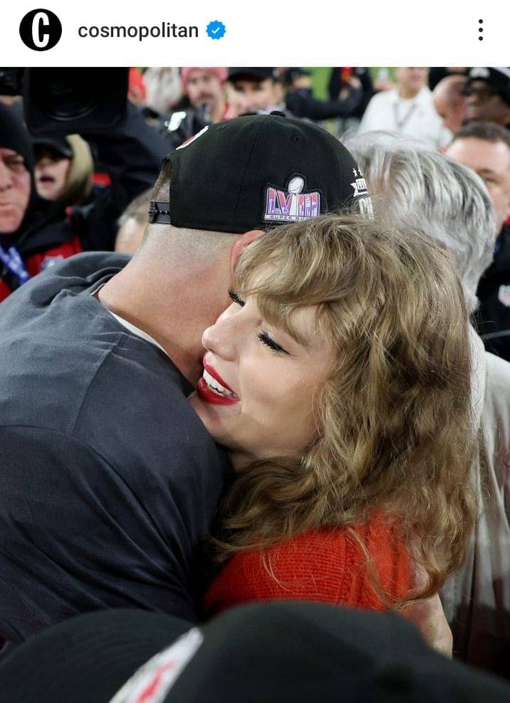 Taylor Swift Rayakan Kemenangan Travis Kelce, Mesra