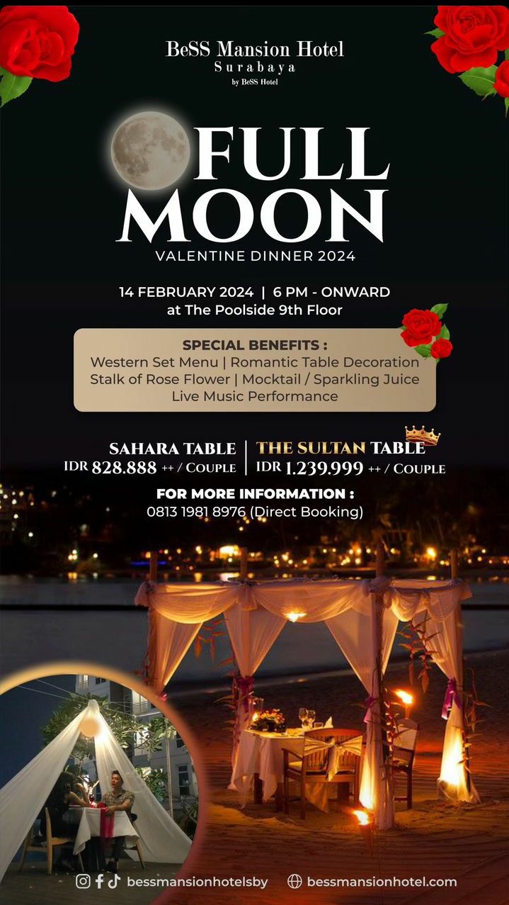 6 Promo Valentine Romantic Dinner Hotel di Surabaya