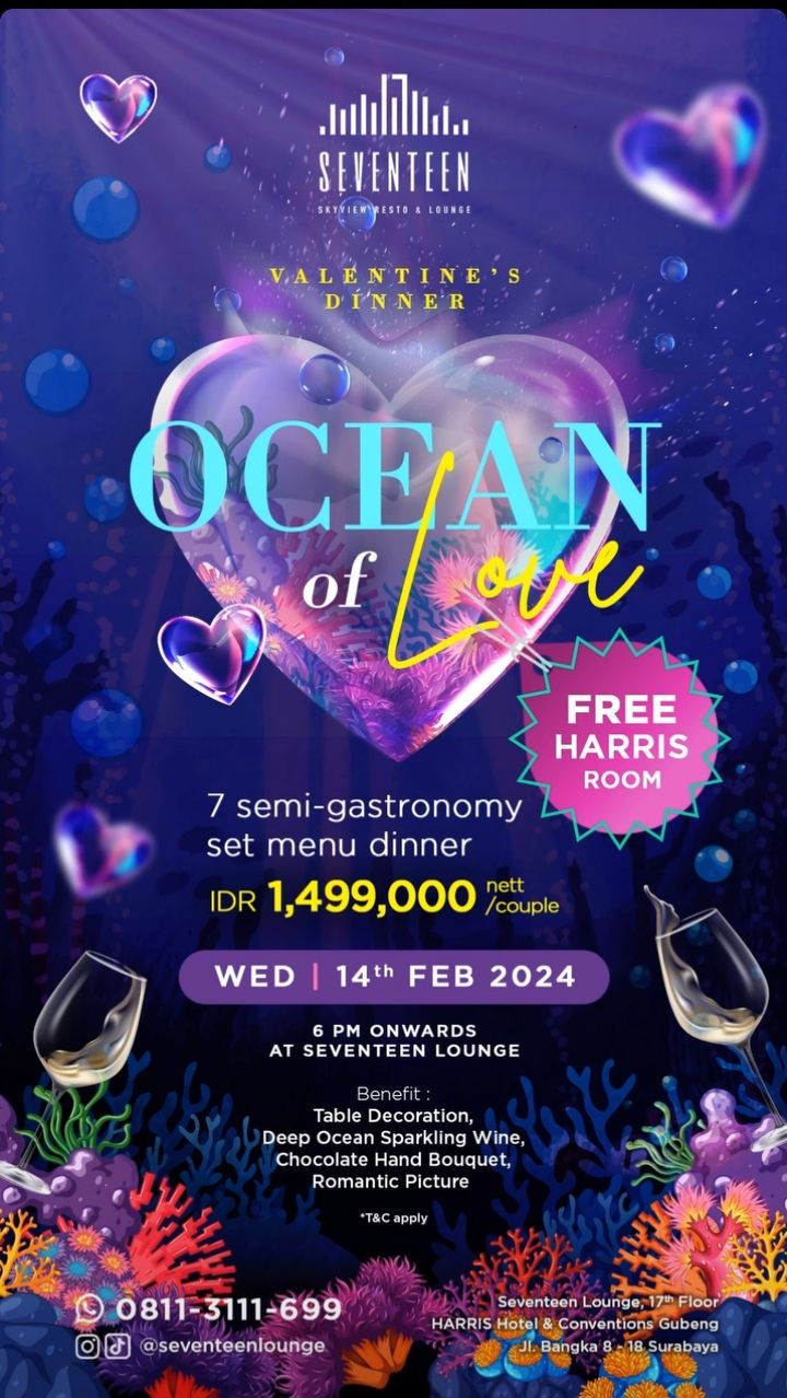 6 Promo Valentine Romantic Dinner Hotel di Surabaya