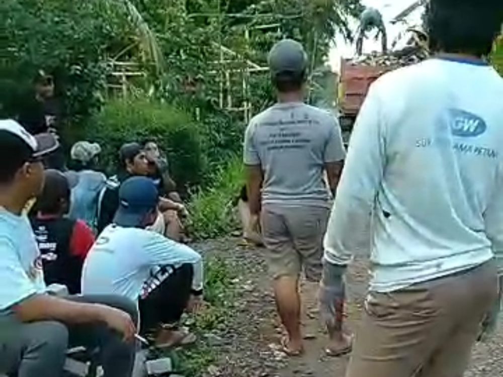Viral Paving Dibongkar Tim Caleg di Banyuwangi, Diduga karena Kalah