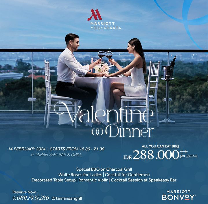 10 Promo Valentine di Hotel Jogja, Menginap sampai Dinner Romantis