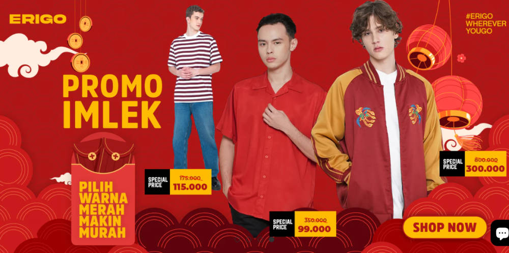 7 Promo Belanja Fashion Pria Dalam Rangka Imlek 2024 Serbu