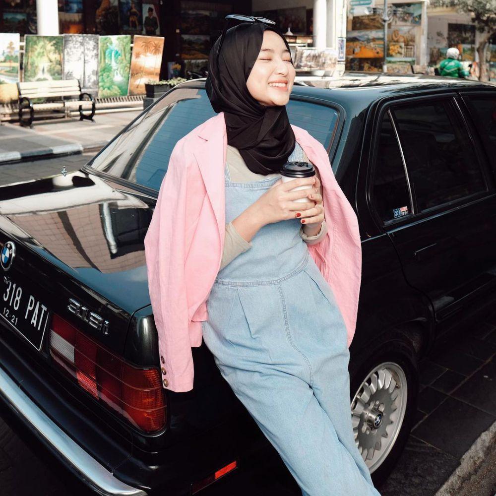 7 Ootd Hijab Cewek Kue Ala Ansellma Putri Bikin Look Fresh