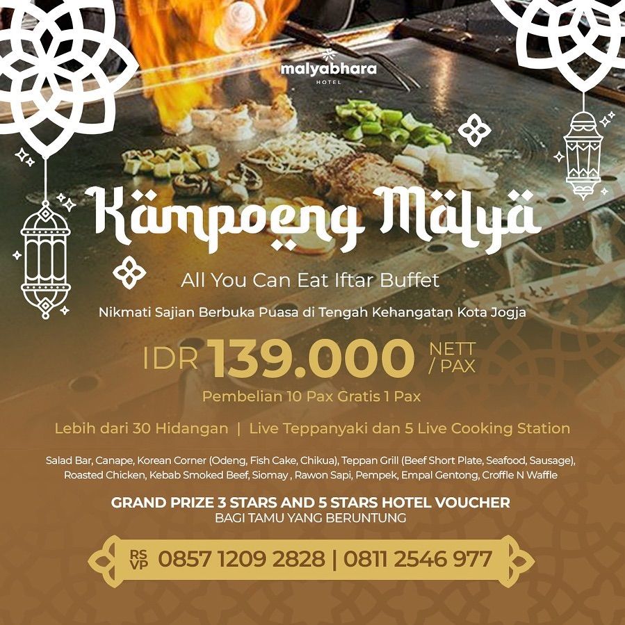 9 Promo Bukber Hotel di Jogja saat Ramadan 2024, Serba Rp100 Ribuan