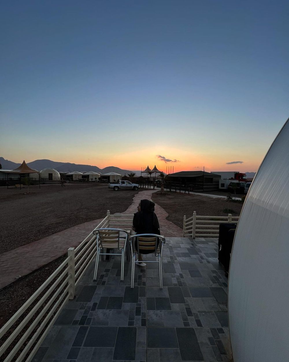 7 Portraits of Meisya Siregar and Bebi Romeo Honeymoon Colongan in Jordan