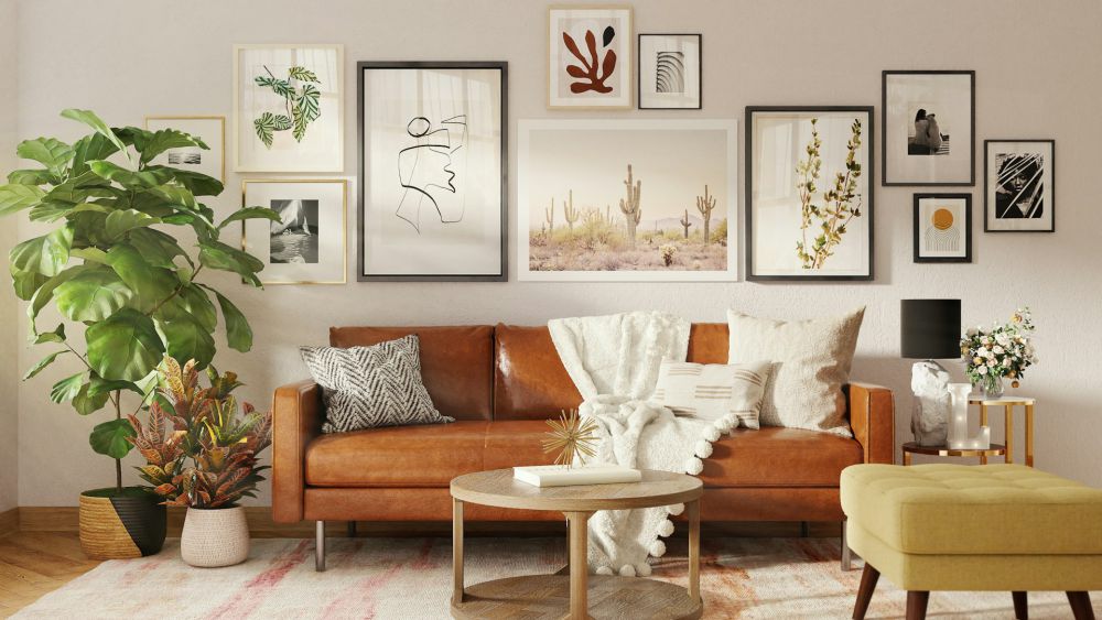 15 Inspirasi Living Room Bergaya Minimalis Bohemian, Super Estetik!