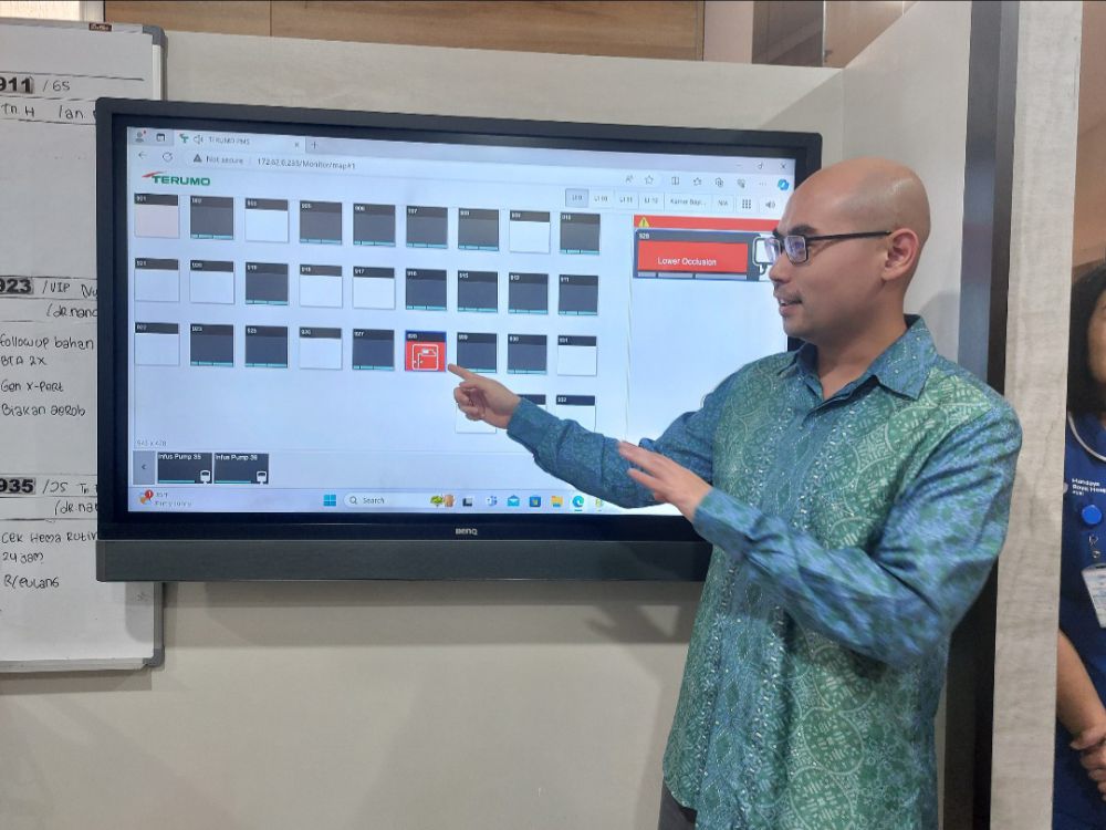 Mesin Infus Terhubung Android Pertama di Dunia Ada di RS di Tangerang