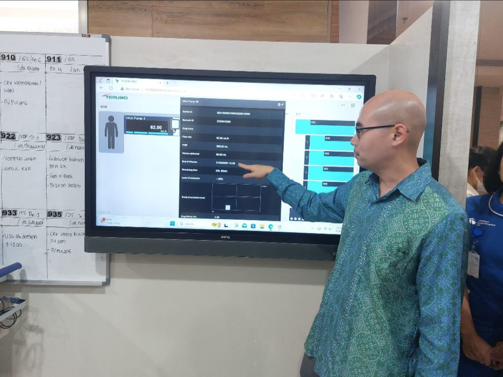 Mesin Infus Terhubung Android Pertama di Dunia Ada di RS di Tangerang