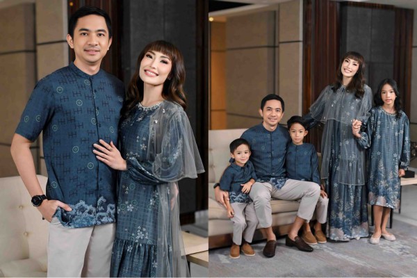 7 Potret Photoshoot Keluarga Ayu Dewi Kenakan Busana Lebaran 5776