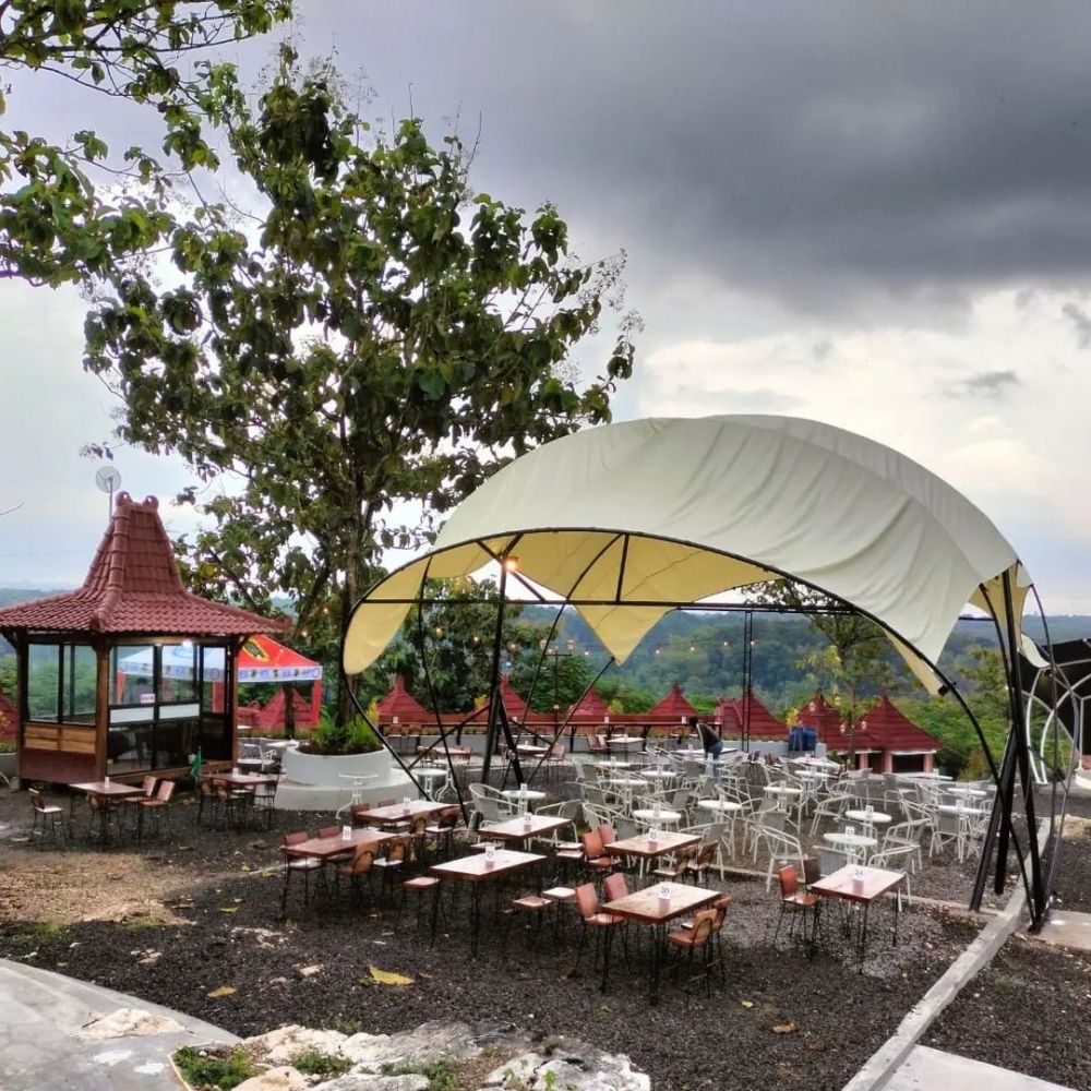 Do Gurau Cafe Klaten, Kafe di Atas Bukit dengan View Rowo Jombor