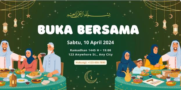 15 Ide Spanduk Bukber yang Menarik, Ramadan Semakin Meriah!