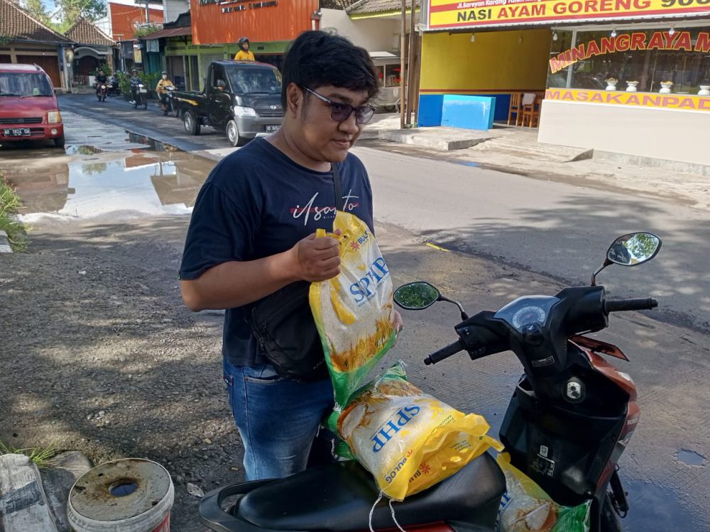 Operasi Pasar Beras Murah Disambut Antusias Warga Imogiri Bantul