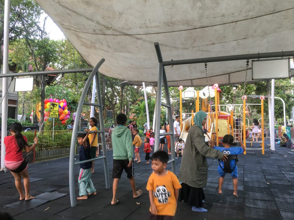 Taman Janggan Denpasar, Spot Bermain di Tengah Kota