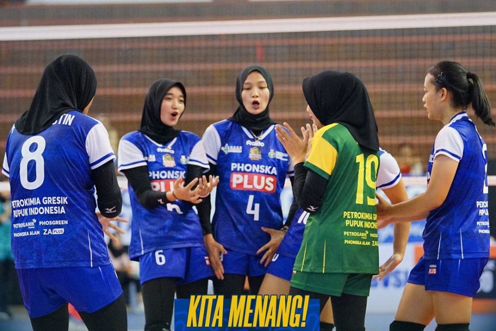 Tim Voli Putri Petrokimia Gresik Digdaya di Nusantara Cup 2024
