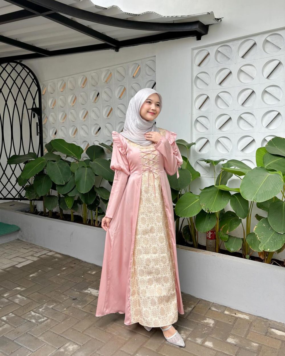 8 OOTD Hijab Cewek Kue ala Siska Amera, Colorful Abis